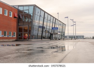 Gothenburg, Sweden – January 10 2021: Exterior Of Volvo Museum At Arendal