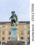 Gothenburg, Sweden. Statue of King Gustav II Adolf - established in 1854