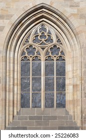 Gothic Arch On The Prague Castle