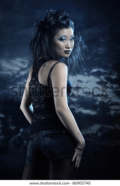 Asian Goth Girl