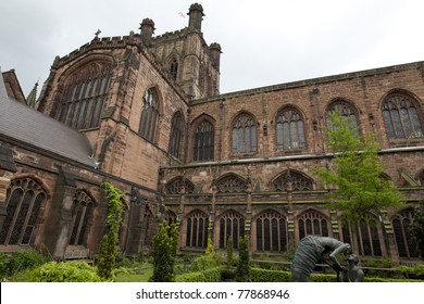 The Gothic Cathedral In Chester, UK