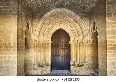 Gothic door of a church - Powered by Shutterstock