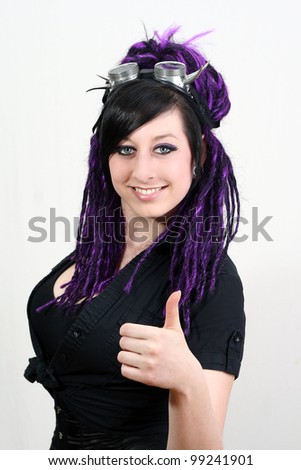 violet gothic girls thumbs Violet gothic girls thumbs