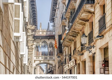 Gothic Quarter Of Barcelona