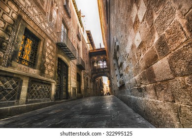 Gothic Quarter. Barcelona. Spain.