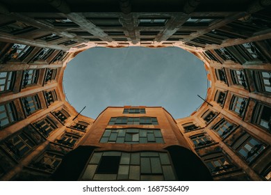 Gothic Quarter Of Barcelona In Summer