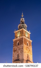 Gothic Town Hall Tower, Krakow, Poland