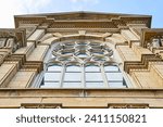 Gothic Window Detail on Basilica of St Josaphat Facade