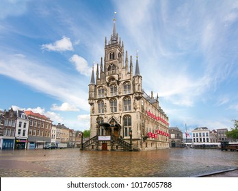 Gouda Town Hall On Market Square, Netherlands