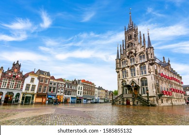 Gouda Town Hall On Market Square, Netherlands