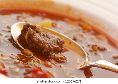 Goulash Soup, Close Up