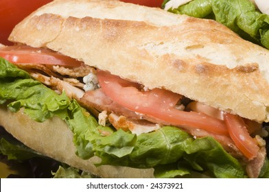 gourmet buffalo chicken sandwich panini bread bacon bleu cheese