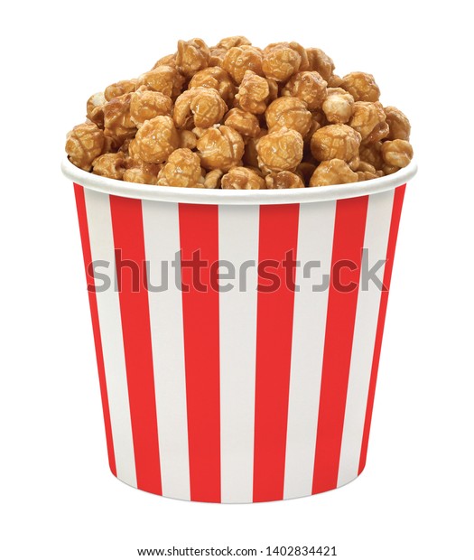 Download Gourmet Caramel Popcorn Striped Bucket Mockup Stock Photo Edit Now 1402834421