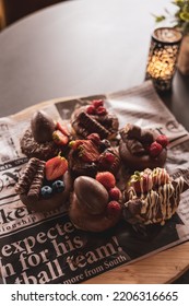 Gourmet Donuts  Bread At A Boutique Bakery Shop