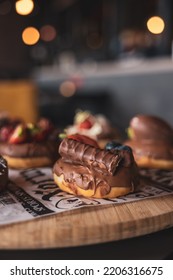 Gourmet Donuts  Bread At A Boutique Bakery Shop