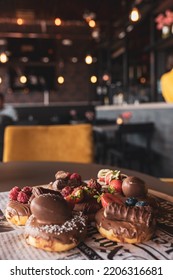 Gourmet Donuts  Bread At A Boutique Bakery Shop