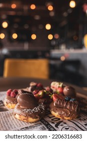 Gourmet Donuts  Bread At A Boutique Bakery Shop