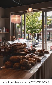 Gourmet Donuts  Bread At A Boutique Bakery Shop