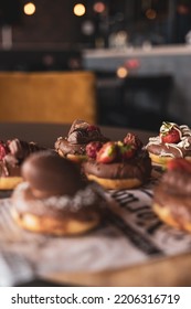 Gourmet Donuts  Bread At A Boutique Bakery Shop