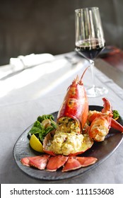 Gourmet Lobster Dinner At The Restaurant