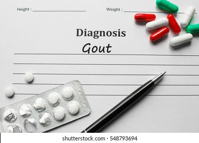 Gout On The Diagnosis List, Medical Concept