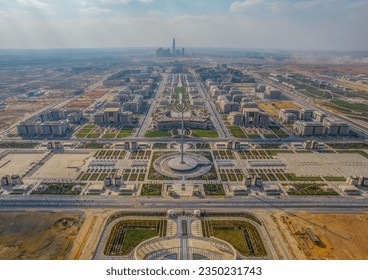 The government district and the ministries area in the new administrative capital, Egypt