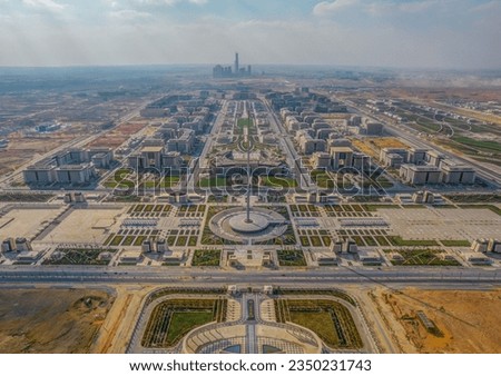 The government district and the ministries area in the new administrative capital, Egypt Photo stock © 