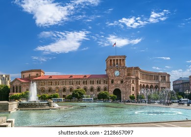 Government House On Republic Square In Yerevan, Armmenia