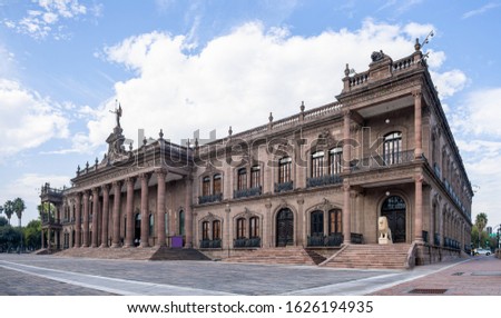 Government Palace of Nuevo Leon, in the MacroPlaza, in the Mexican city of Monterrey, Nuevo Leon state