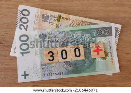The government program 300 plus is a social program for children. It is 300 Polish zlotych of one-time support for all students starting the school.