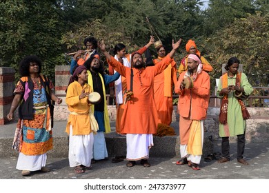 Government Of West Bengal?s Backward Classes Welfare Department Organized Baul Festival, Three Day Workshop Program For Folk Musician On January 06,2015 In EZCC, Calcutta, India.