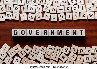 Government Word Concept On Cubes Stock Photo 1382709242 | Shutterstock