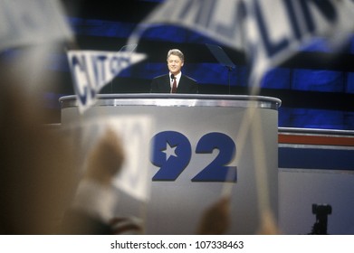 Governor Bill Clinton's Nomination Speech At The 1992 Democratic National Convention At Madison Square Garden