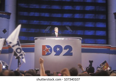 Governor Bill Clinton's Nomination Speech At The 1992 Democratic National Convention At Madison Square Garden