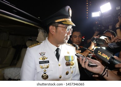 Governor Of West Java Mr Ridwan Kamil  Answer Ask From Jurnalist At Jakarta, Mei 9, 2018