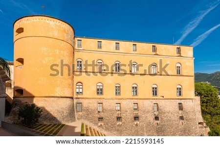 The Governors Palace in the citadel , Bastia, Corsica, France