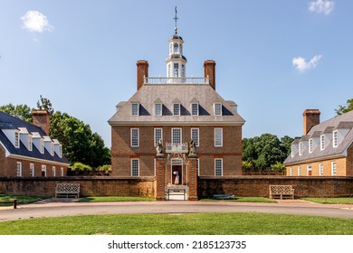 Governor's Palace in Colonial Williamsburg, VA - Shutterstock ID 2185123735