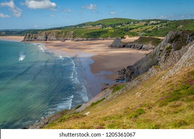 Gower or the Gower Peninsula is in South Wales. It projects westwards into the Bristol Channel and is the most westerly part of the historic county of Glamorgan. 