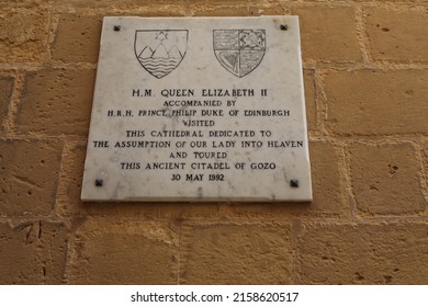 A Gozo Cathedral - Wall Plaque