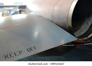 
Gqeberha, South Africa: 2 June 2021: The South African Air Force Museum Where Several Vintage, WWII And  Newer Aircraft Are On Display. Exhibits Include Weapons, Engines, And Aircraft Components.