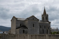 The Graceful Architecture Of Rinlo's Historic Catholic Church In Northern Spain