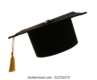 Grad Hat Isolated On White