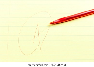 Grade of an A on noter paper