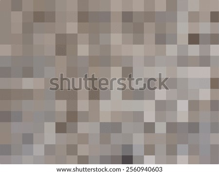 Gradient brown background. Creative texture from brown squares for publication, design, poster, calendar, post, screensaver, wallpaper, postcard, cover, banner, website. EPS 10. Vector illustration