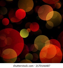 gradient circles background, seamless red pattern