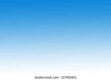 Gradient Clear Blue Sky Background 