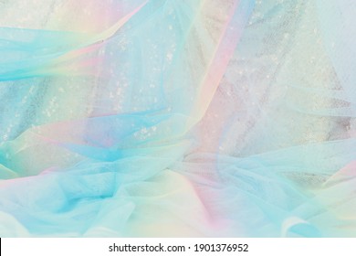 Gradient colors pastel vintage tulle chiffon texture background