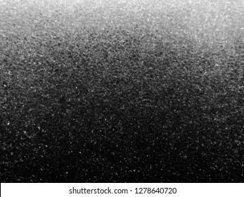 Gradient Dark Black Polyethylene EPE Sheet. Polypropylene Board Foam. Plastic Foam Sheet Texture. Air Bubbles In Close Up. Bubbles Background. Foam Insulation. Foam Padding Sheet. Packaging Material 