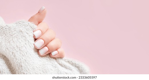 manicure background Hands beautiful