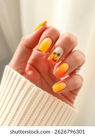nail transition creating bright